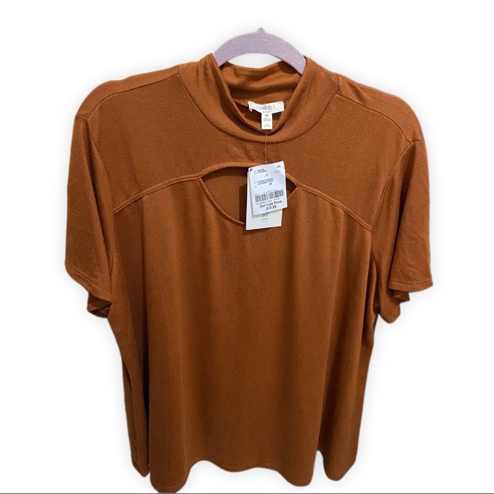 Brown/ Copper Blouse